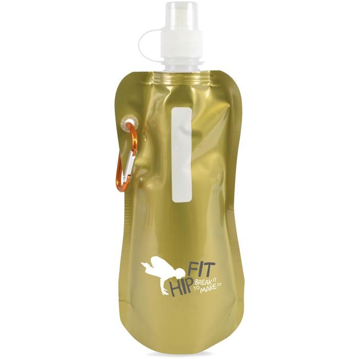 Fold Up 400ml Metallic Bottle main product photo
