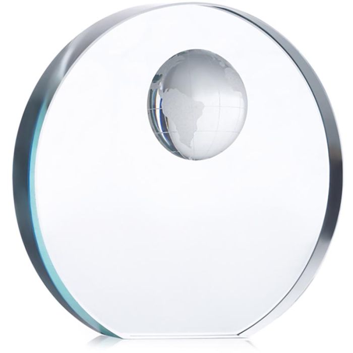 Mondal Glazen Trofee Met Wereldbol main product photo
