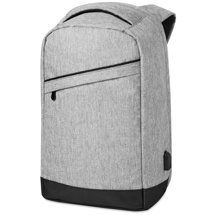 Berlin 2 Tone Backpack Incl USB Plug main product photo