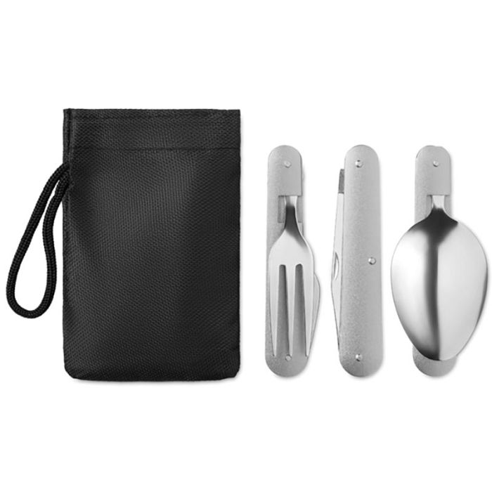 3 Service Camping SS Cutlery Set main product photo
