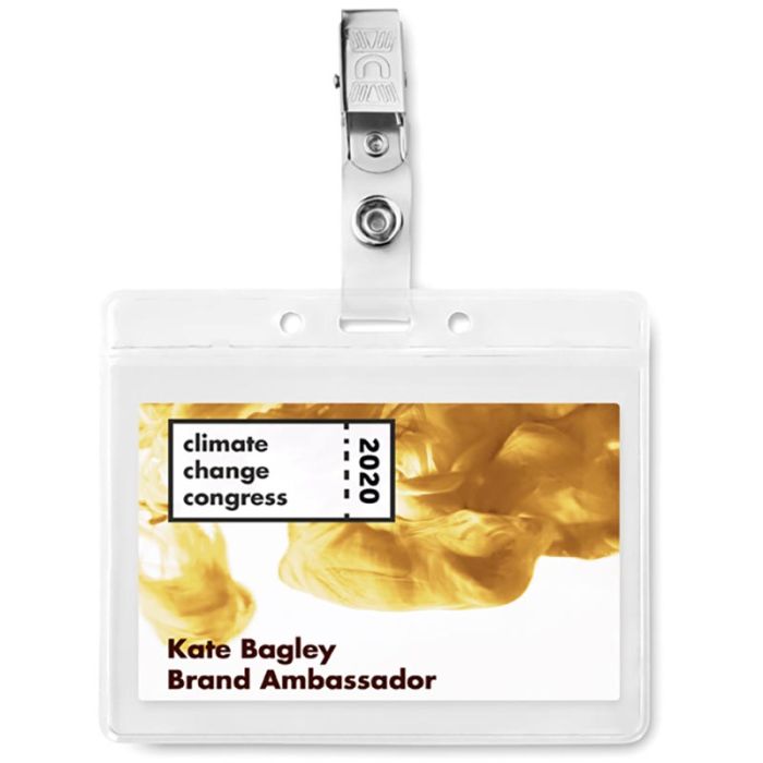 Clipbadge PVC Badge Holder
