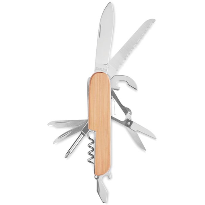 Lucy Lux Multi Tool Pocket Knife Bamboo main product photo