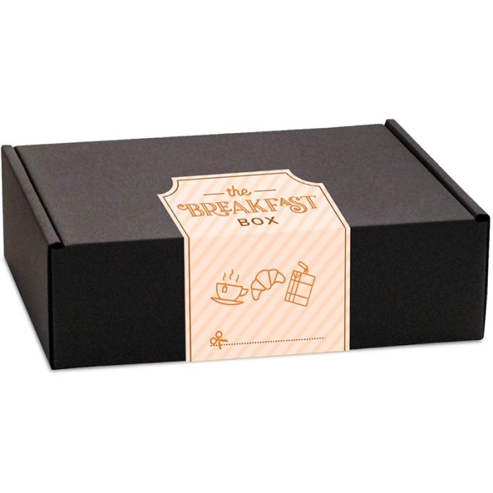 Gift Boxes - Midi Black Gift Box - Breakfast Editon main product photo