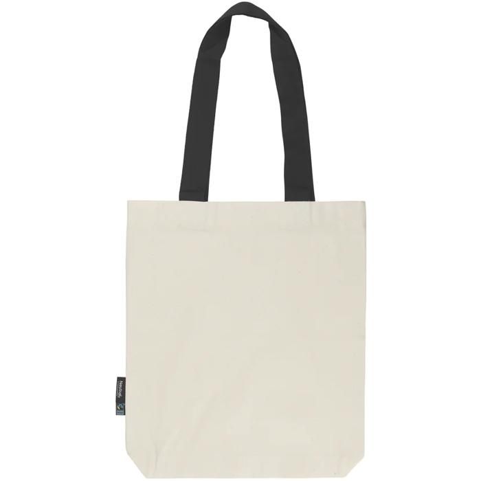 Fairtrade & Organic Cotton Twill Bag with Contrast Handles main product photo