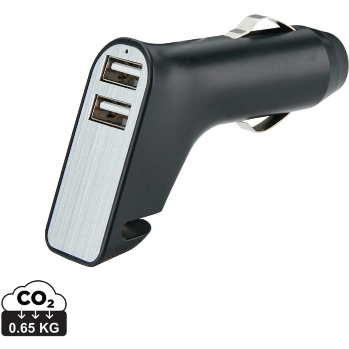 Veiligheids Autolader Met 2 USB Poorten main product photo