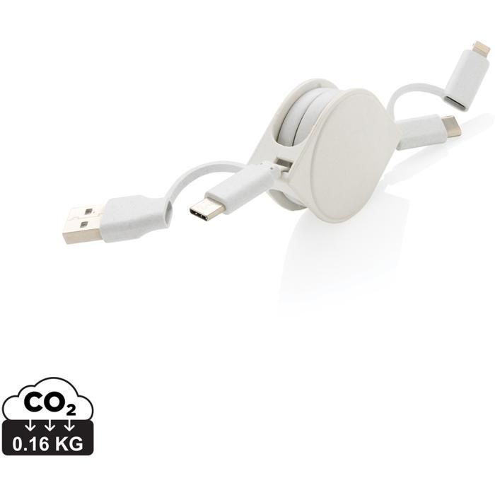 RCS Standard Recycled Plastic And Tpe 6-In-1 Cable main product photo