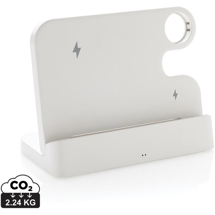 Joltz RCS Recycled Plastic Dual 15W Charger With Iwatch Slot main product photo