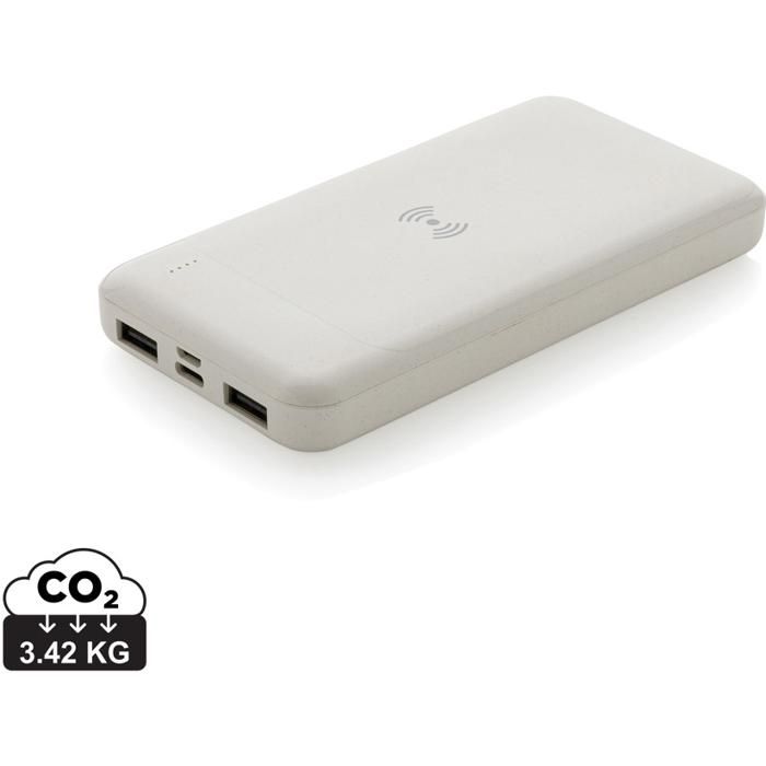 RCS Standard Recycled Plastic Wireless Powerbank main product photo