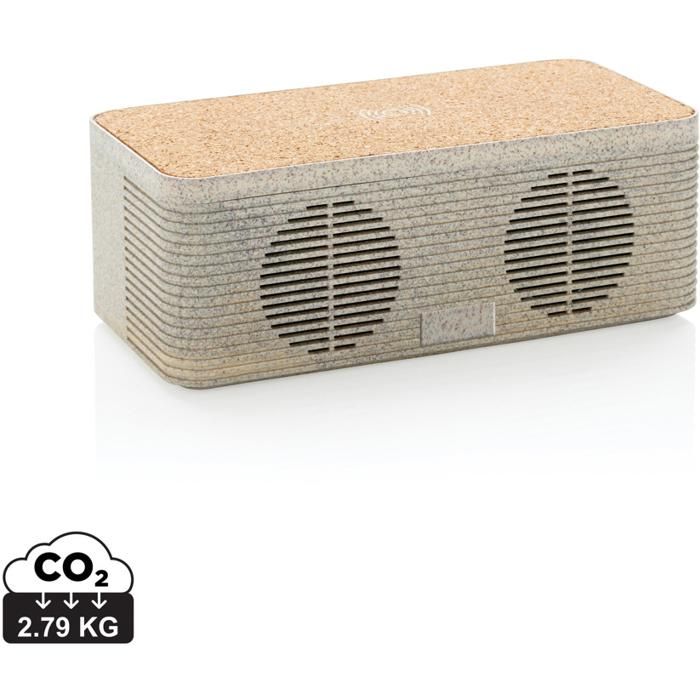 Wheatstraw Wireless Charging Speaker main product photo