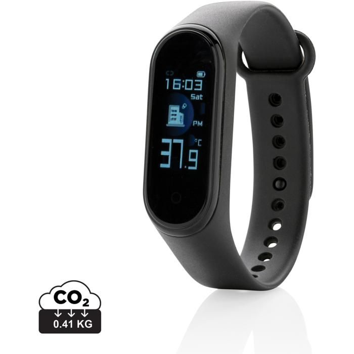 V9 Body Temperature Monitor Thermometer Vibration Alarm Wristband Smart  Bracelet | Fruugo KR