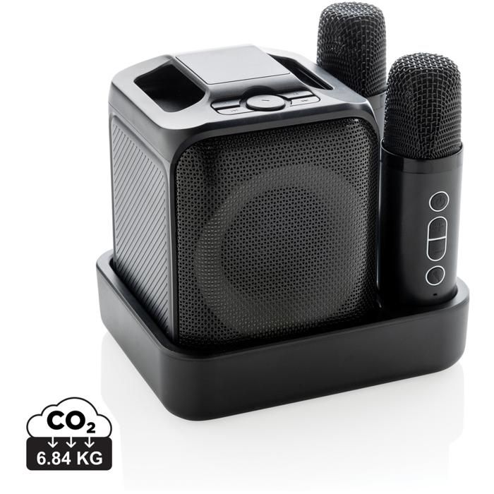 Singvibe RCS Recycled Plastic Karaoke Set With Double Mic main product photo
