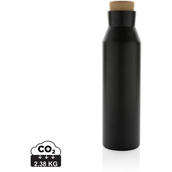 Gaia RCS Certified Recycled Stainless Steel Vacuum Bottle main product photo