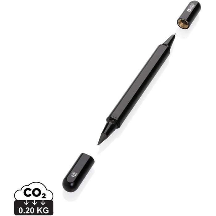 Swiss Peak Storm RCS Recycled Aluminium Dual Tip Pen main product photo