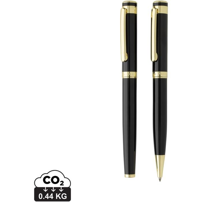 Swiss Peak Luca RCS Recycled Brass Deluxe Pen Set main product photo