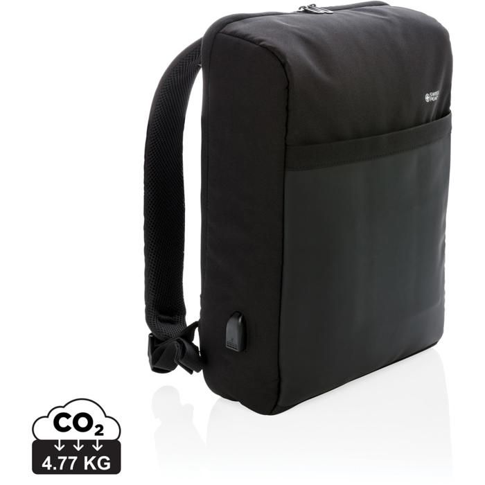 Swiss Peak 15" Anti-Theft RFID & USB Backpack PVC Free main product photo