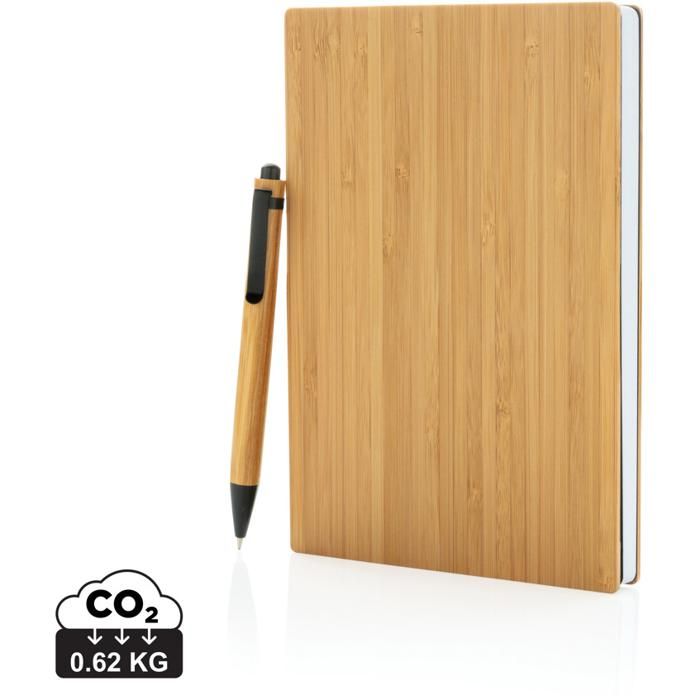 A5 Bamboo Notebook & Pen Set main product photo