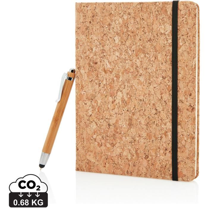 A5 Notebook With Bamboo Pen Including Stylus main product photo