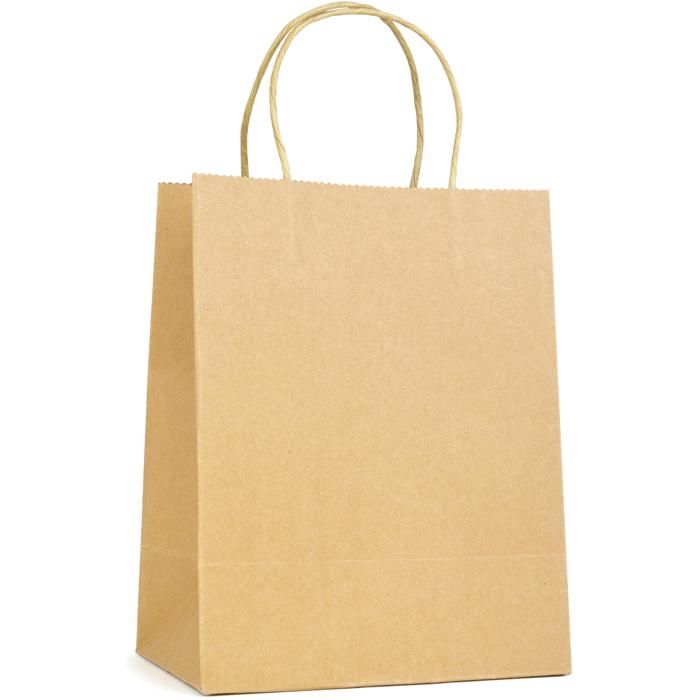Brunswick Medium Natural Paper Bag main product photo