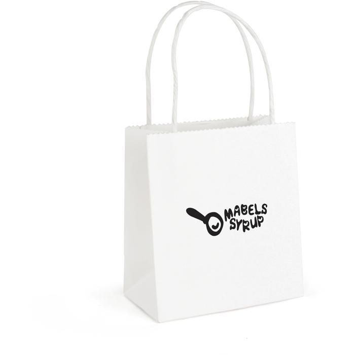 Brunswick Small White Paper Bag main product photo