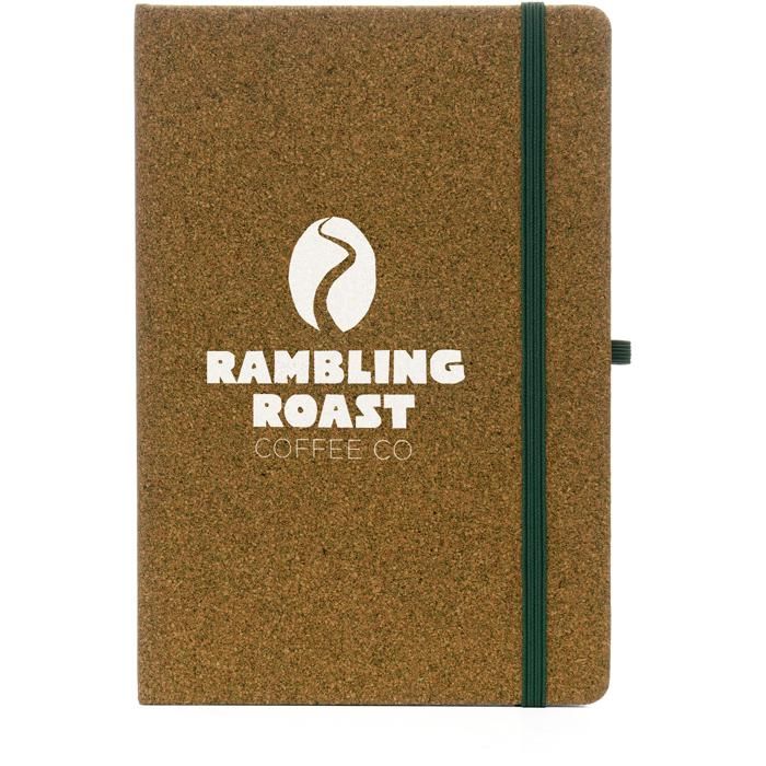 A5 Tea Ground Cork Notebook main product photo