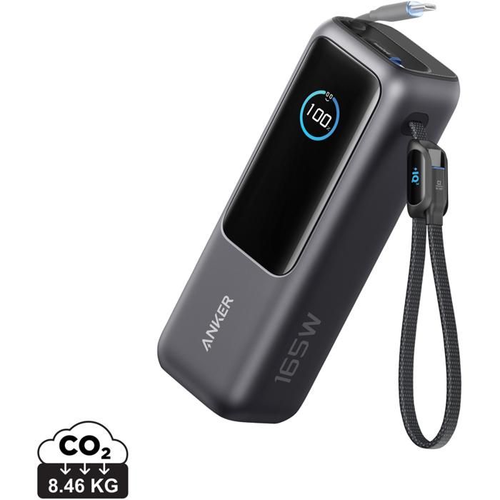 Anker Power Bank 25.000 mAh 165W, Built-In Retractable Cable main product photo