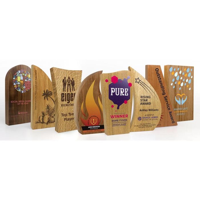 Real Wood Block Awards - 110mm x 200mm main product photo