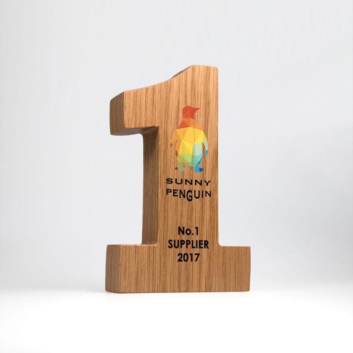 Real Wood Block Awards - Complex Shapes - 120mm main product photo