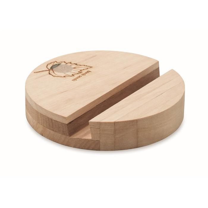 Birch Wood Phone Stand main product photo