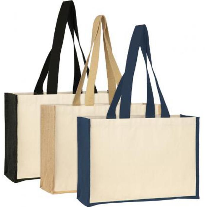 Brookland Eco Jute 10Oz Canvas Tote Shopper Bag main product photo
