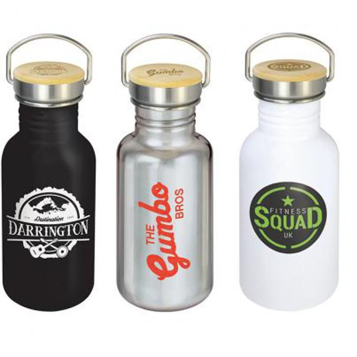 Traveller Canteen Bottle - Bamboo Lid main product photo