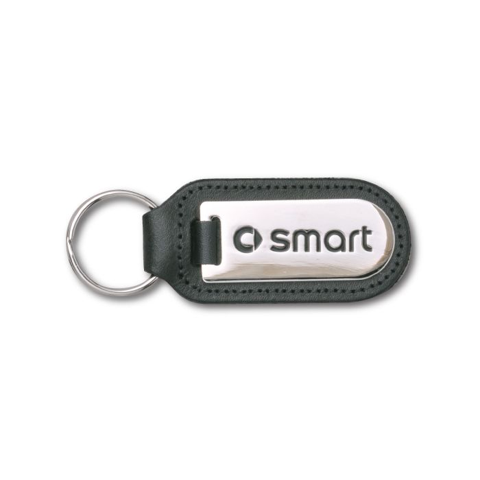 Enamelled Leather Keyring main product photo