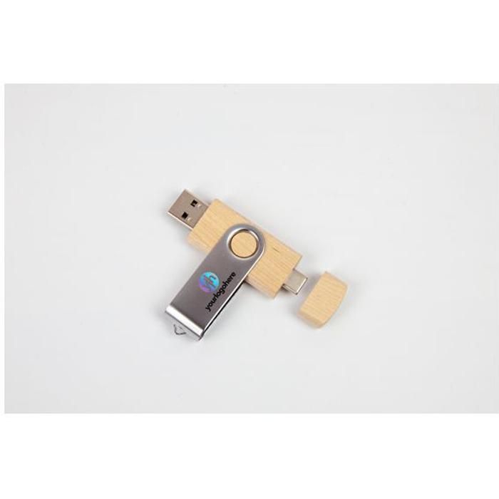 Wooden Twister Usb-C 32Gb main product photo