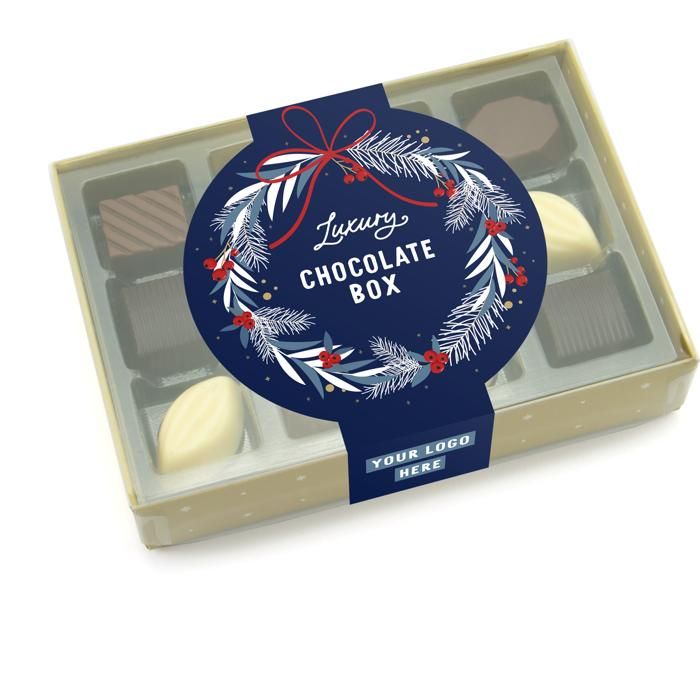 Winter Collection – Luxury 12 Choc Box - Chocolate Truffles main product photo
