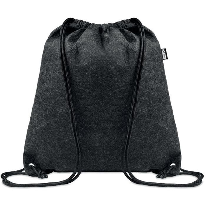 Felt drawstring top bag