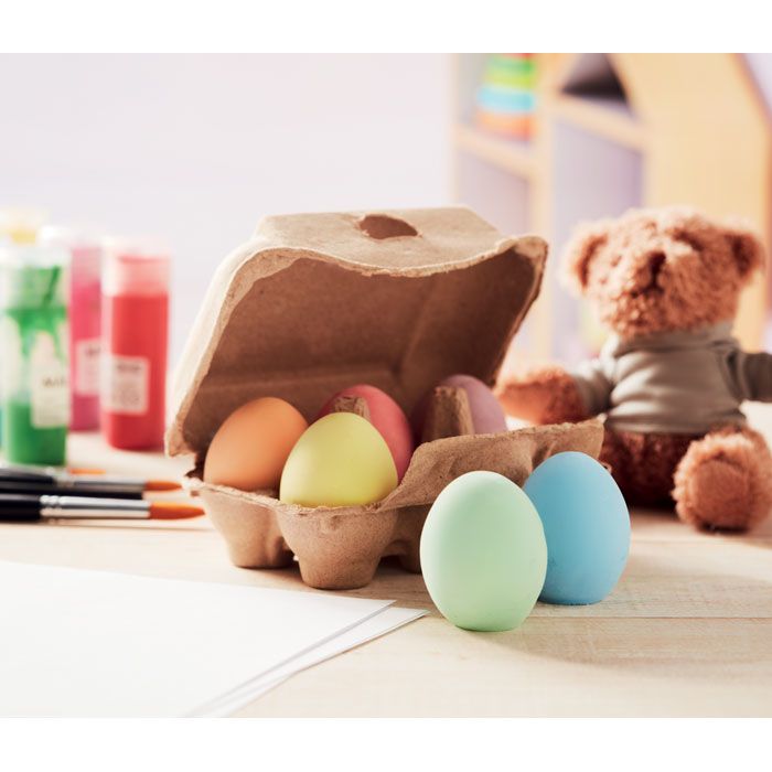 Tamago 6 Chalk Eggs In Box