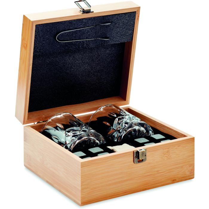 Whisky Set In Bamboo Box main product photo