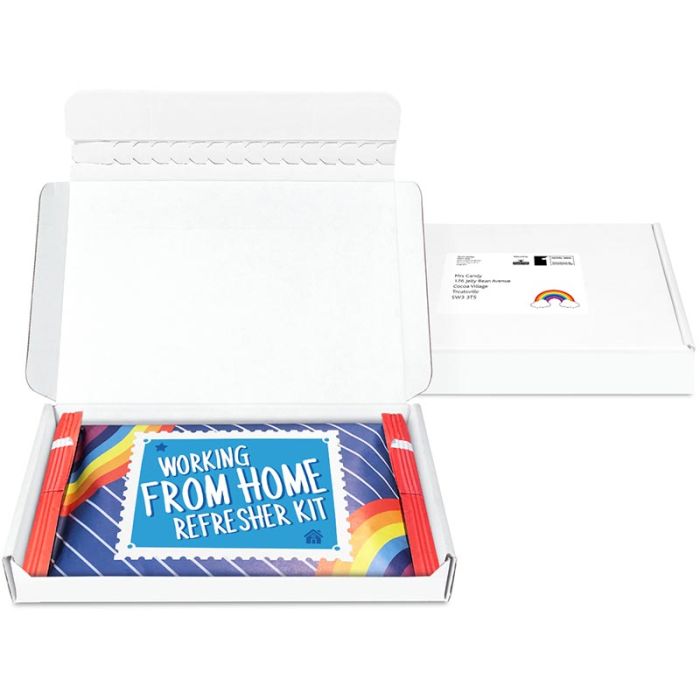 Gift Boxes - Mini White Postal Box - Microwave Popcorn - Microwave Popcorn DP main product photo