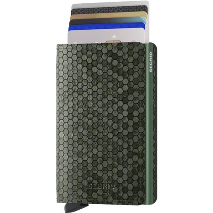 Slimwallet Hexagon Green main product photo