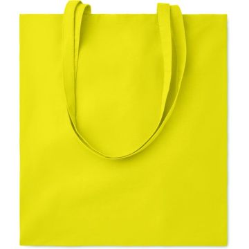 180Gr/M² Cotton Shopping Bag - Yellow - item picture front