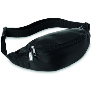 210D RPET Fanny Bag - Black - item picture front