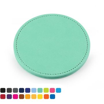 Deluxe Round Coaster In Vegan Matt Velvet Torino