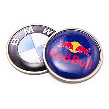 Antique Nickel Resin Dome 25Mm Golf Ball Marker