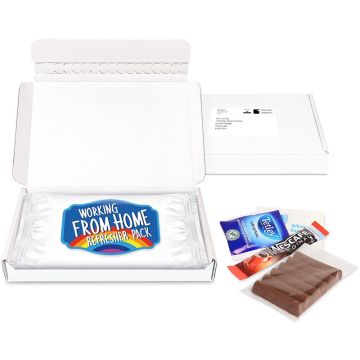 Gift Boxes - Mini White Postal Box - Jelly Bean Flow Bag - DIGITAL PRINT