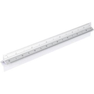 Aluminium Triangle Rule - 30Cm - silver - main image
