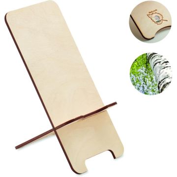 Birch Wood Phone Stand - Wood - item picture front