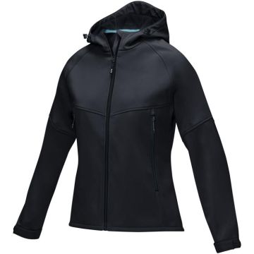 Coltan Women's GRS Recycled Softshell Jacket - Black, XS - image main