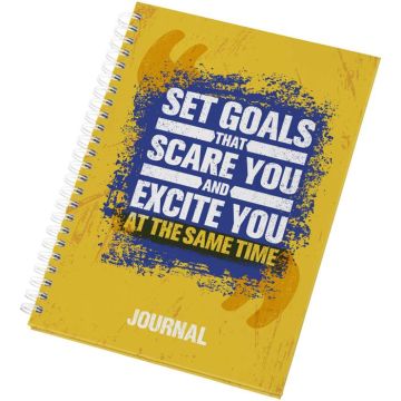 Desk-Mate A5 Hard Cover Journal - White - image main