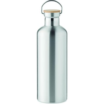 Double Wall Flask 1,5L - Matt Silver - item picture front