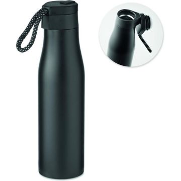 Double Wall Flask 600ml - Black - item picture front