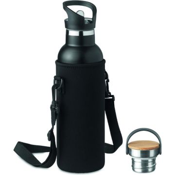 Double Wall Flask 700ml - Black - item picture front